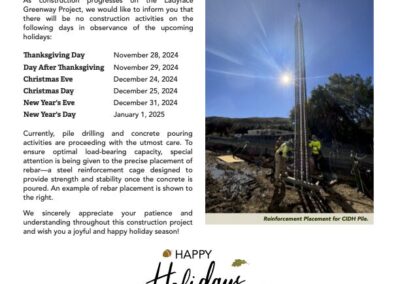 Holiday Schedule Notice