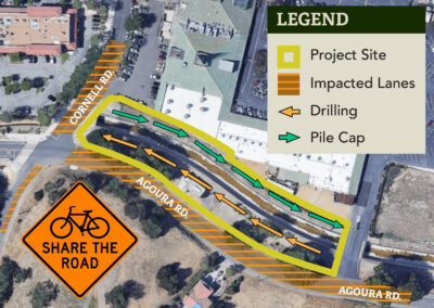 Construction Update – Drilling, Pile Cap and Utility Work